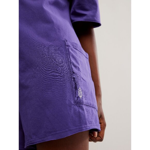 FP MOVEMENT Hot Shot Tee Romper / Dark Amethyst - Picture 9 of 11